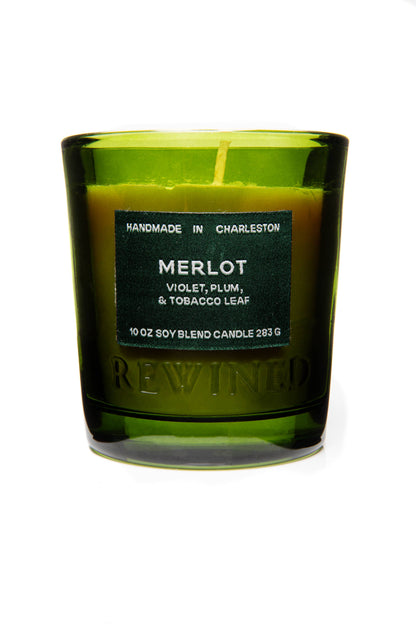 Rewined Merlot Candle