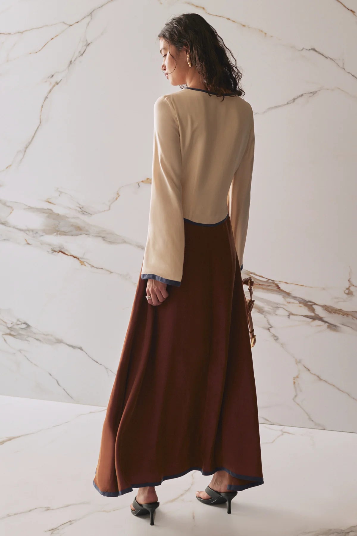 Sancia Rosalind Dress in Tawny and Fawn