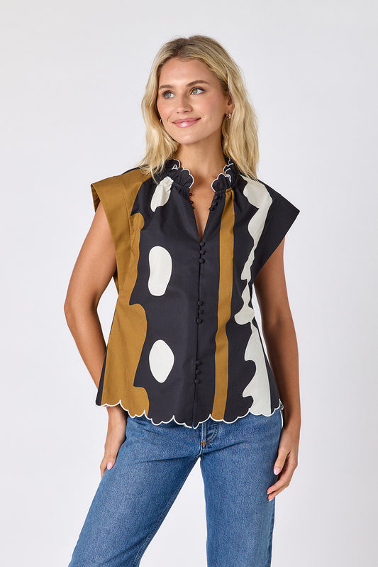 Crosby by Mollie Burch Fritzy Top | Wild Line