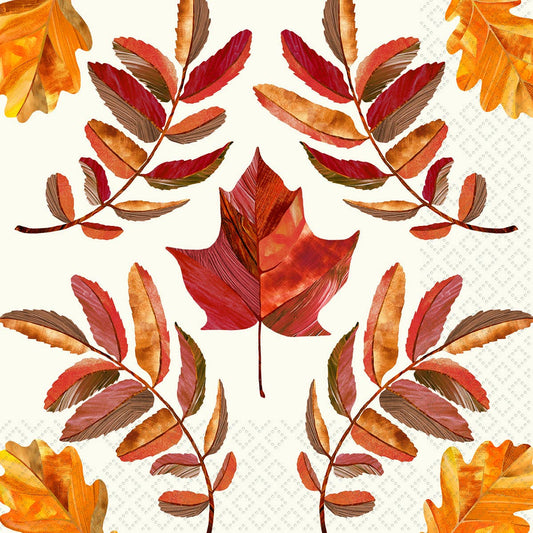 Paper Luncheon Napkin | Falling Leaves