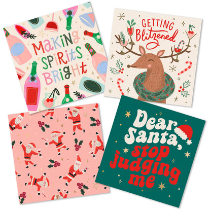 Making Spirits Bright Paper Cocktail Napkin