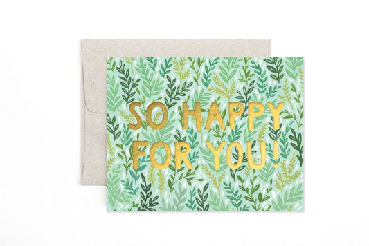 Mint Meadow Friendship Congratulations Greeting Card