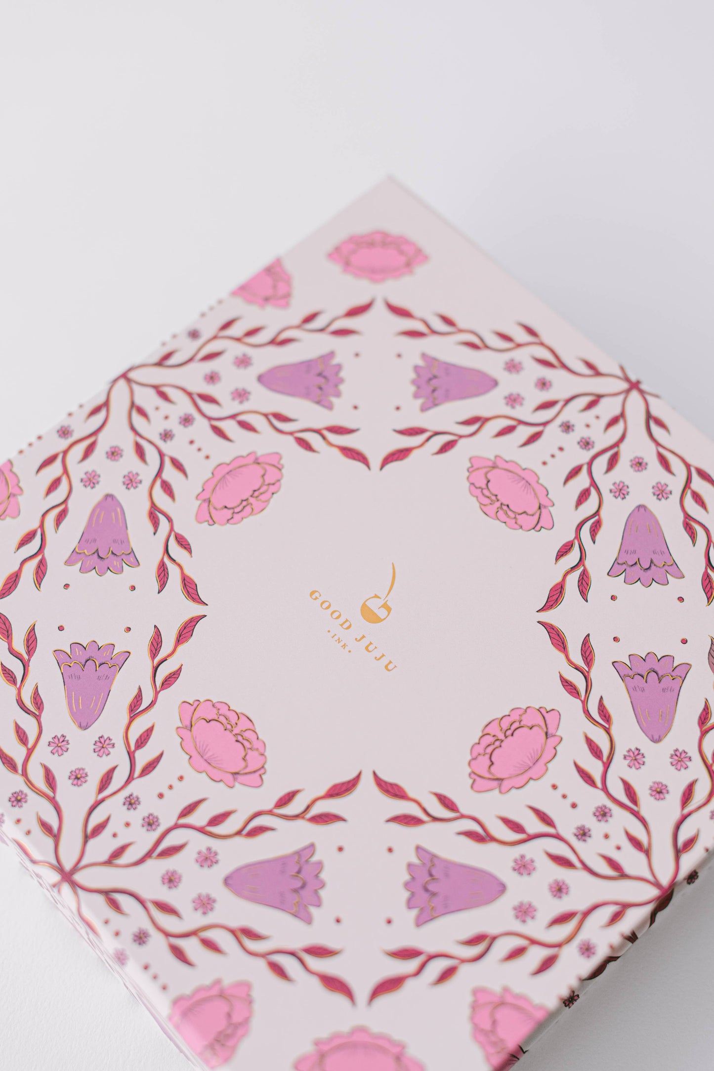 Pink & Purple Folk Pattern Luxury Stationery Set