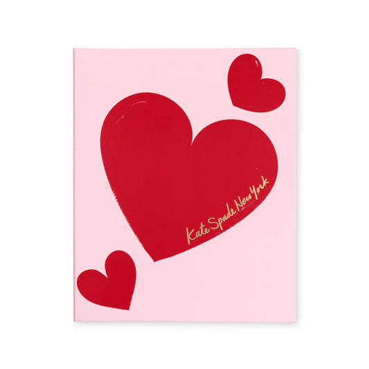 Kate Spade New York Sweet Hearts Concealed Spiral Notebook
