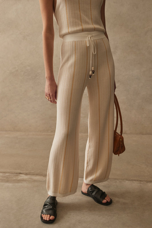 Sancia Camden Knit Pant in Bisque