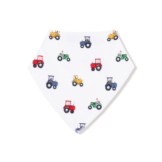 Angel Dear Mini Tractors Bandana Bib