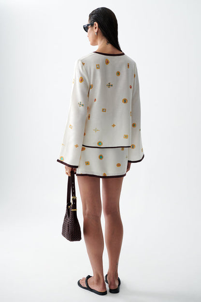 Sancia Melrose Top | Leuer Print