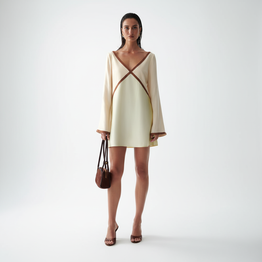 Sancia Alba Dress | Citron Wash Print