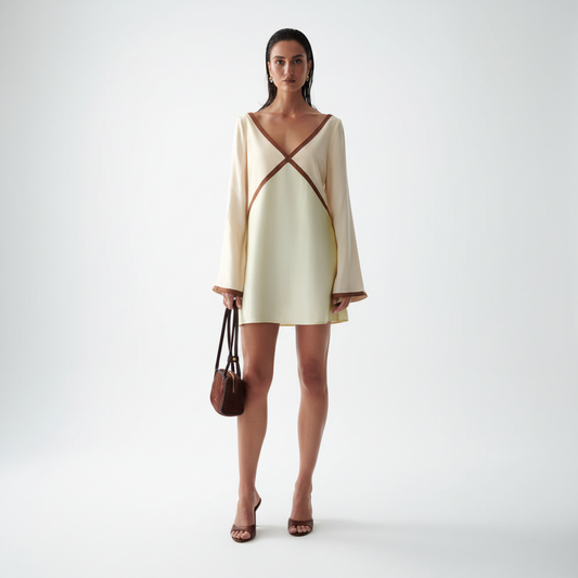 Sancia Alba Dress | Citron Wash Print