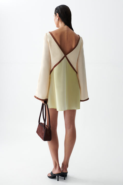 Sancia Alba Dress | Citron Wash Print