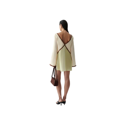 Sancia Alba Dress | Citron Wash Print