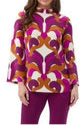 Trina Turk Printed Georgette Nyssa Top