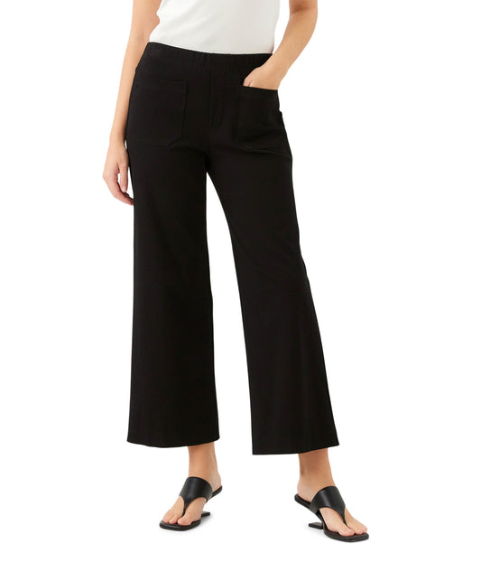 Fifteen Twenty Celia Cropped Pant in Black