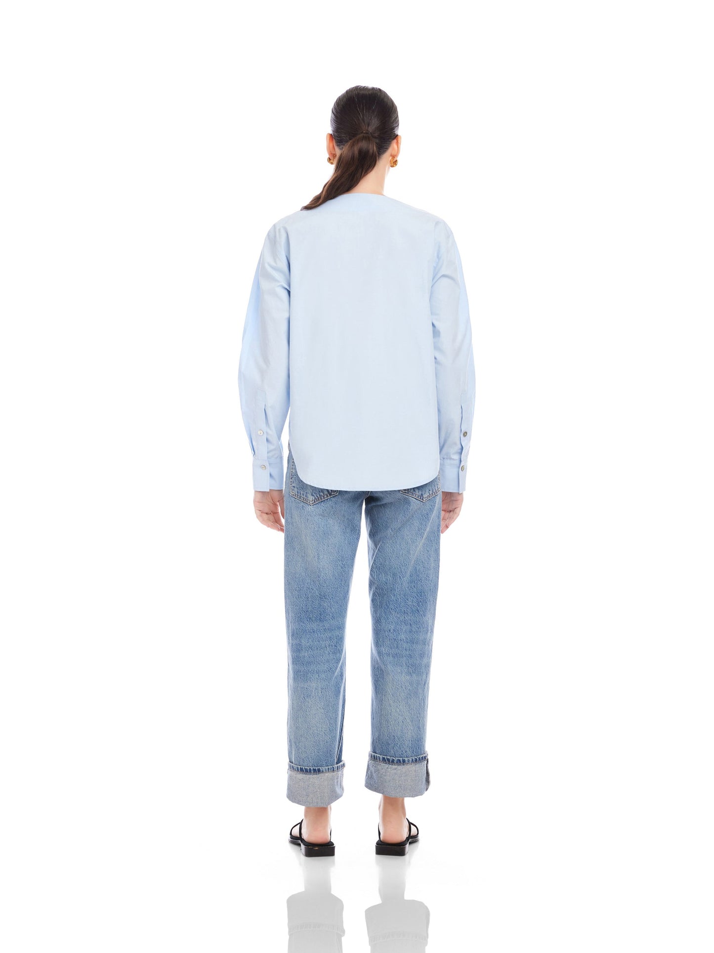 Fifteen Twenty Elyse Boatneck Top | Sky Blue