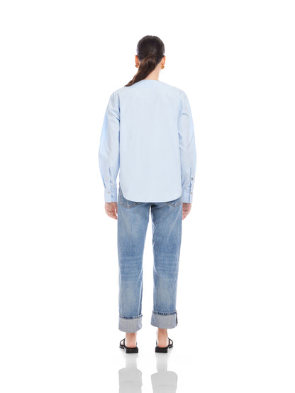 Fifteen Twenty Elyse Boatneck Top | Sky Blue