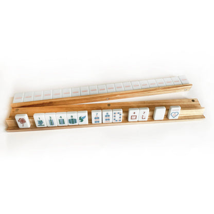 Peace Love Mahjong Mahjong Racks & Pushers Chartreuse
