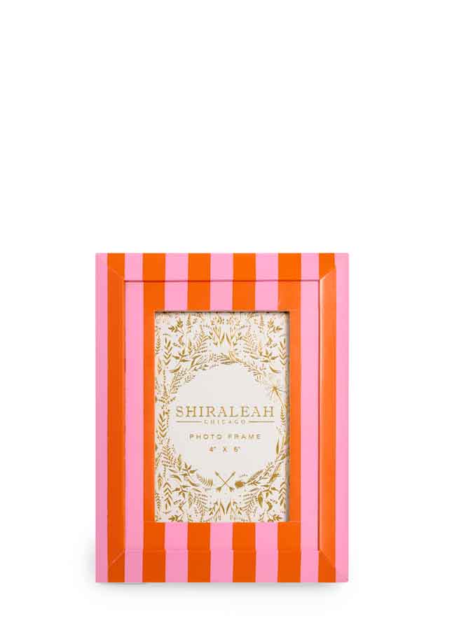 VIVA STRIPED BEVEL PICTURE FRAME 4x6