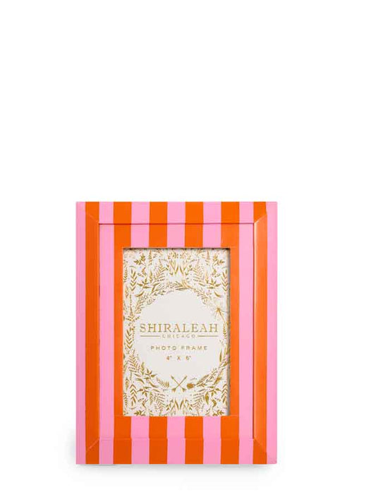 VIVA STRIPED BEVEL PICTURE FRAME 4x6