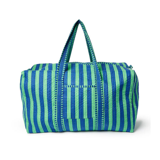Green/Blue Weekender Bag