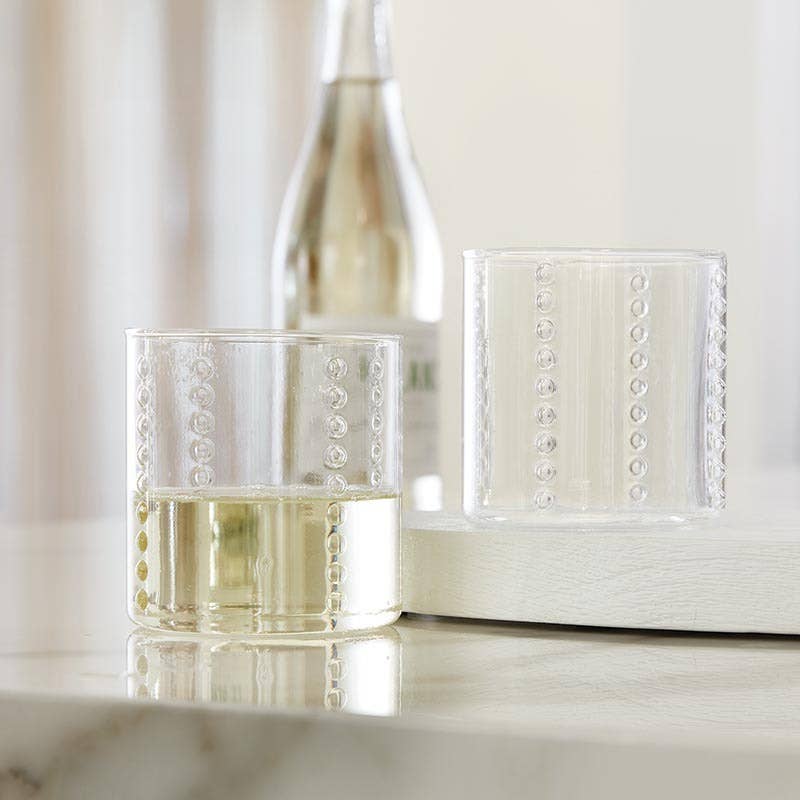 Dotted Everyday Water Glass - Set of 4