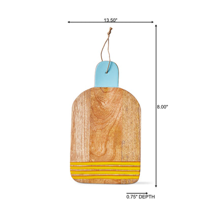 Large Mango Cabana Stripe Board