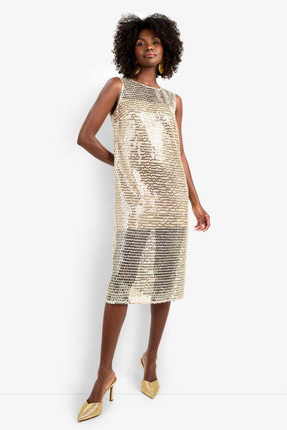 Trina Turk Eleanor 3 Dress Bonita Beige