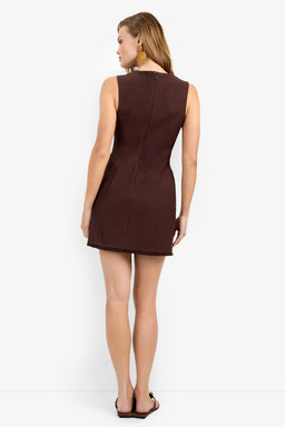 Trina Turk Dame 2 Fringe dress Carob