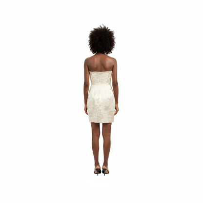 Trina Turk Kalley Dress | Bonita Beige & Gold