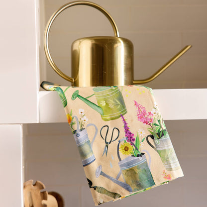 Water Cans Cotton Tea Towel