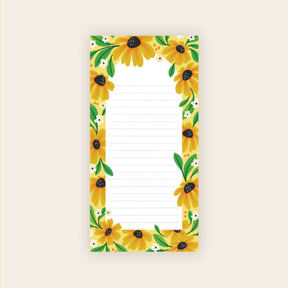 Sunny Floral Notepad -50 sheets