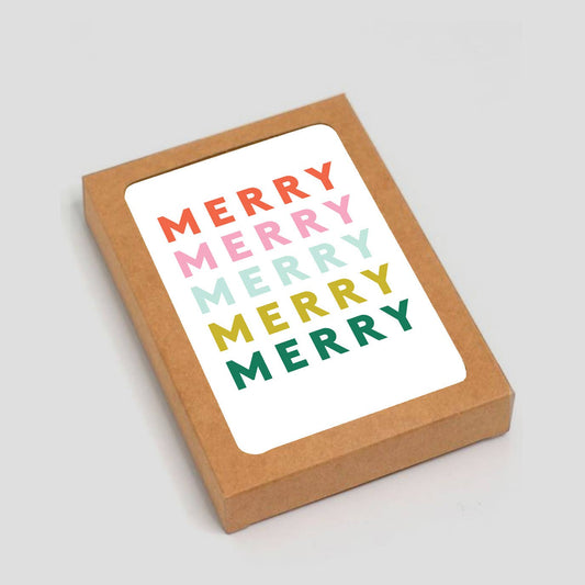 Merry Merry Merry Graphic Design: Boxed Set of 6