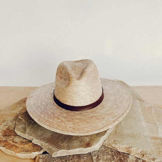 San Cristobal Straw Fedora Hat Medium