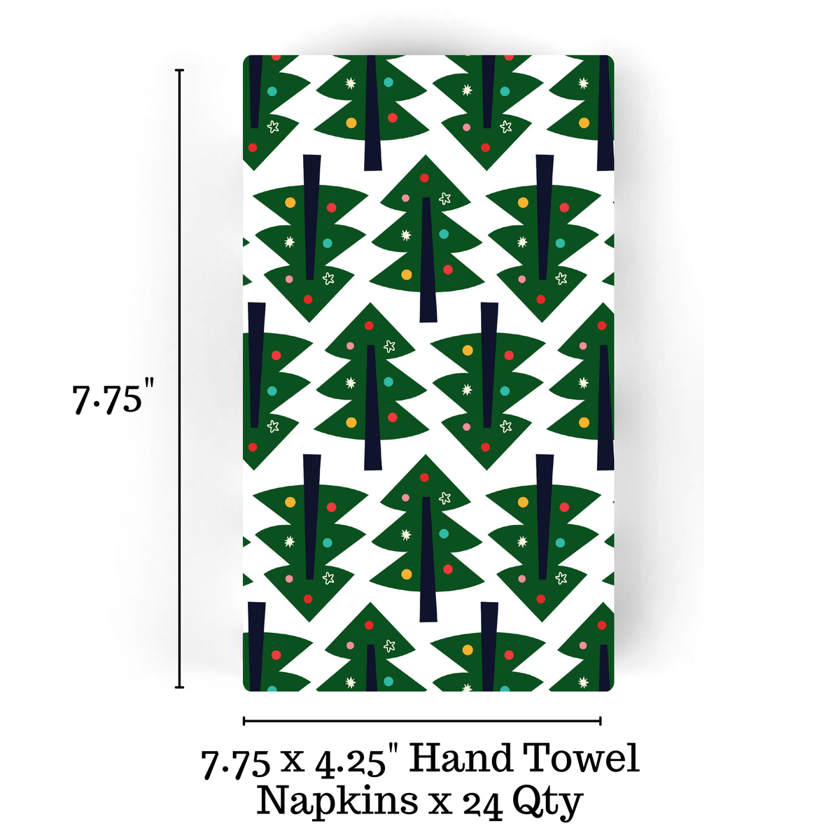 Paper Holiday Guest Napkin | Holly Jolly Tree