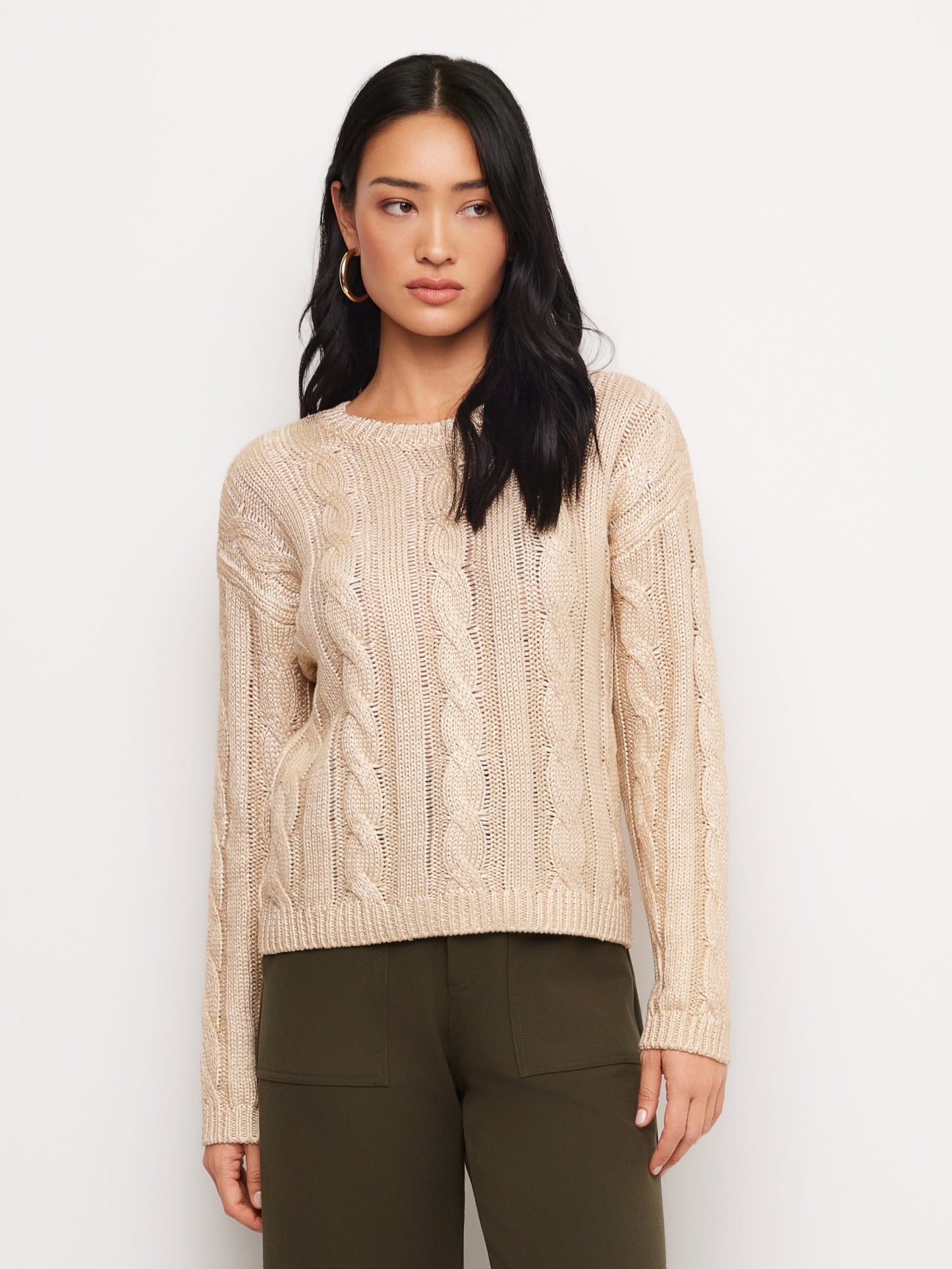 Fifteen Twenty Levie Metallic Sweater