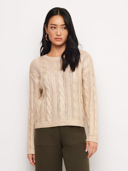 Fifteen Twenty Levie Metallic Sweater