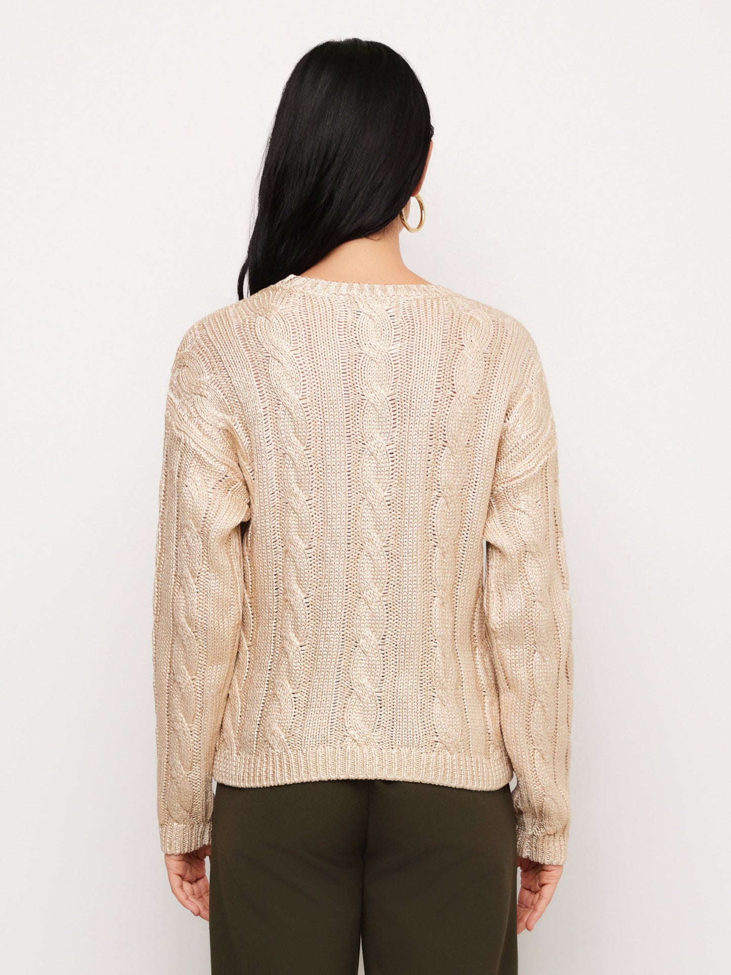 Fifteen Twenty Levie Metallic Sweater