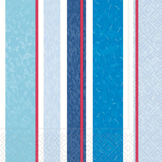Paper Luncheon Napkin | Marina Stripes