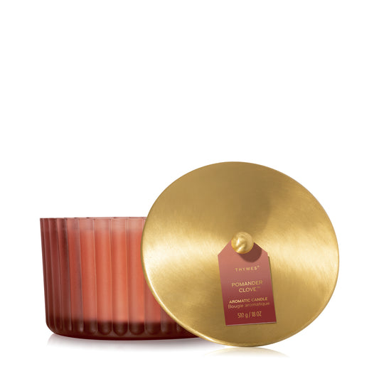 Thymes Candle | Pomander Clove 3 Wick 18 Oz