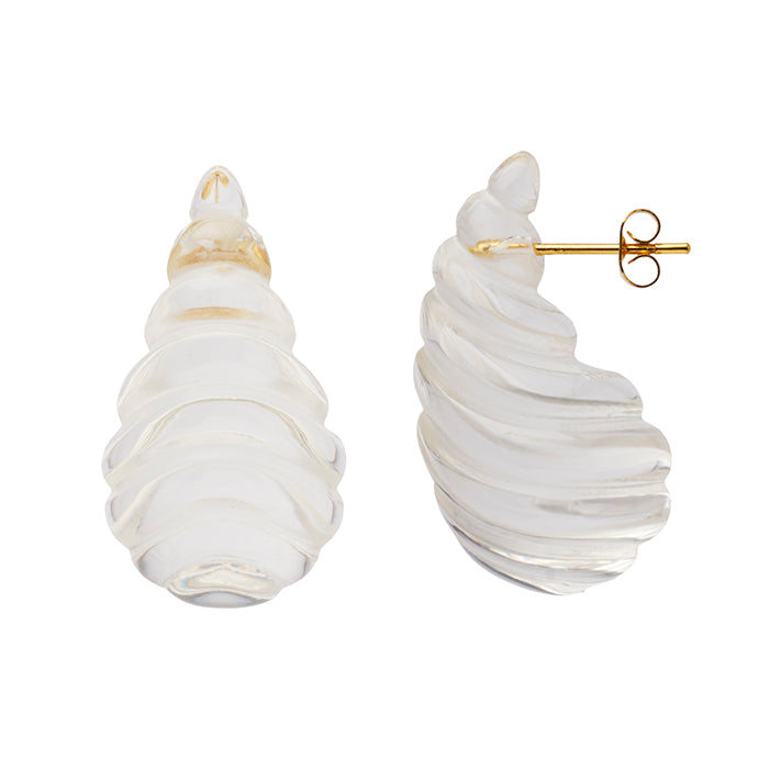 Lucas Jack Clear Resin Drop Earring