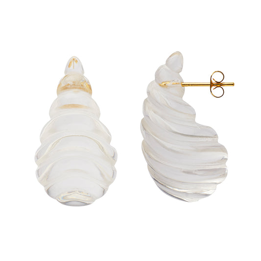 Lucas Jack Clear Resin Drop Earring
