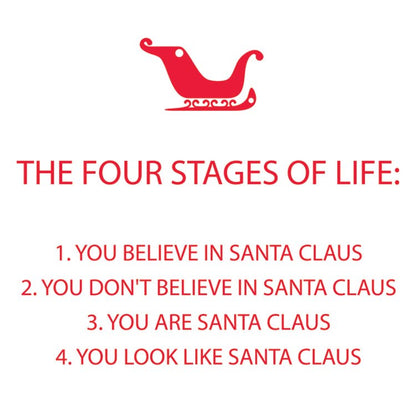 The Four Stages Paper Cocktail Napkin