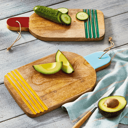Large Mango Cabana Stripe Board