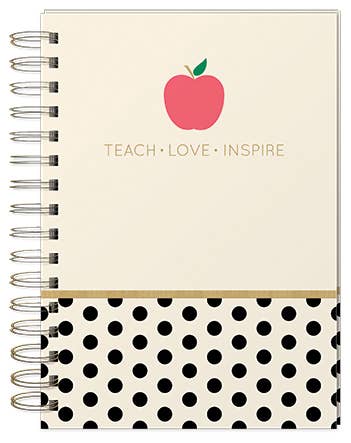 Classy Teacher Hardcover Spiral Journal