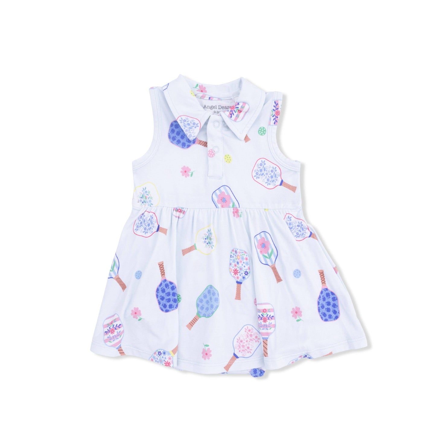 Angel Dear Floral Pickleball | Polo Tennis Dress