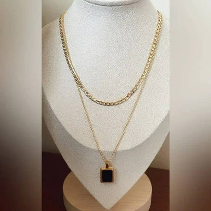 Gold Dark Horse Necklace