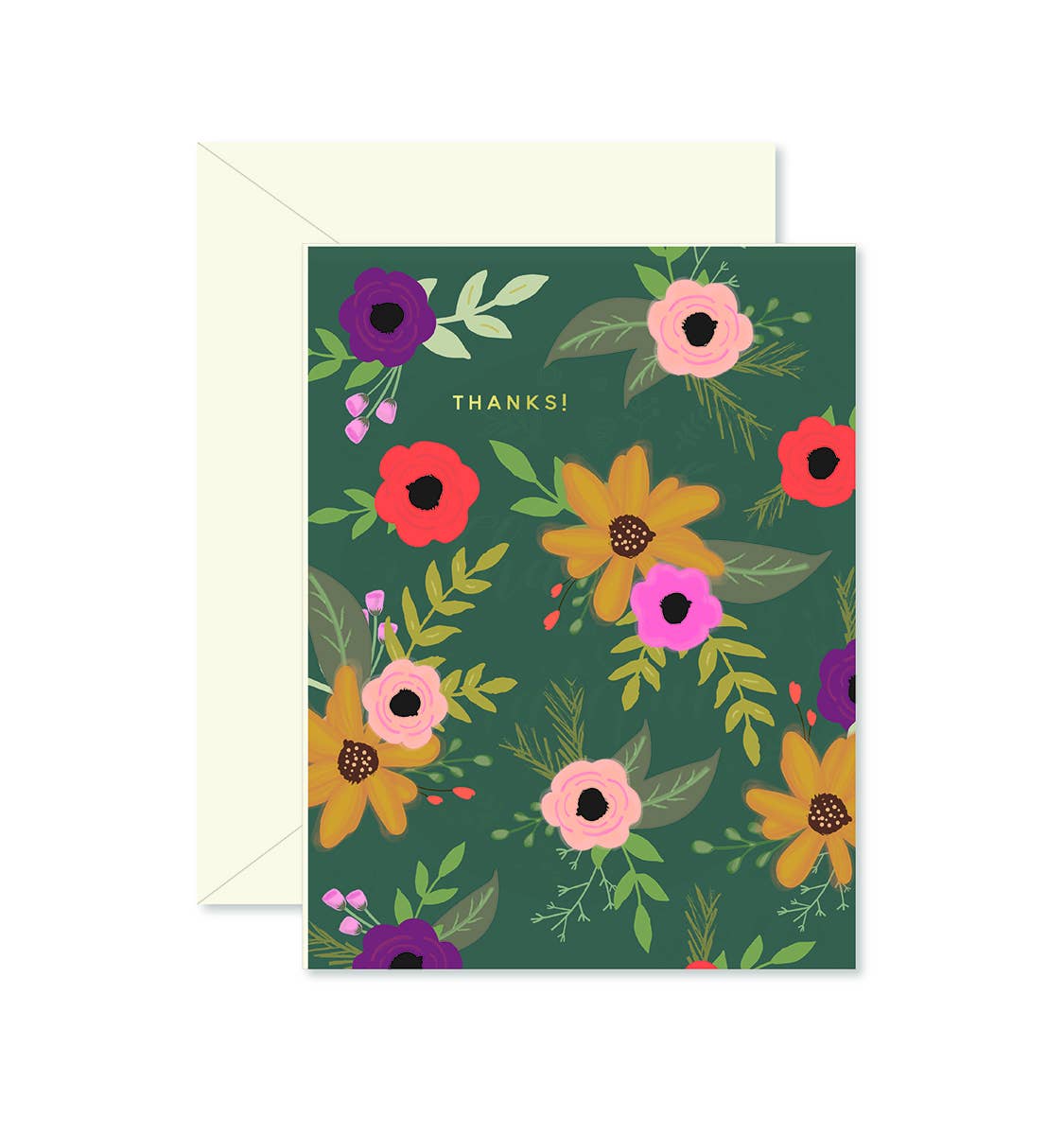 Floral Thanks Greeting Cards Boxed Set