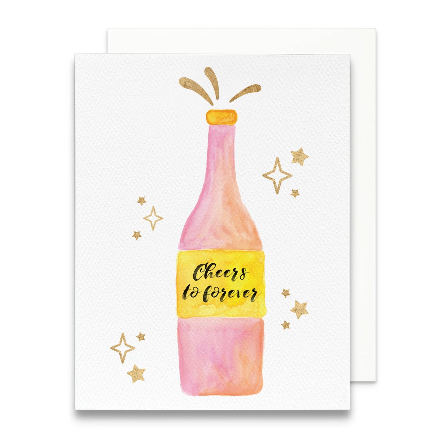 Champagne Wedding Greeting Card