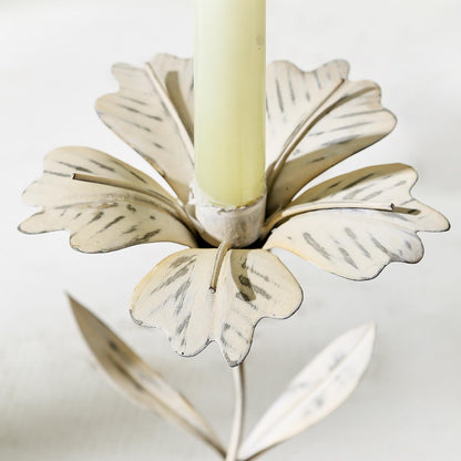 Blooming Flower Candle Holders- Set of Two