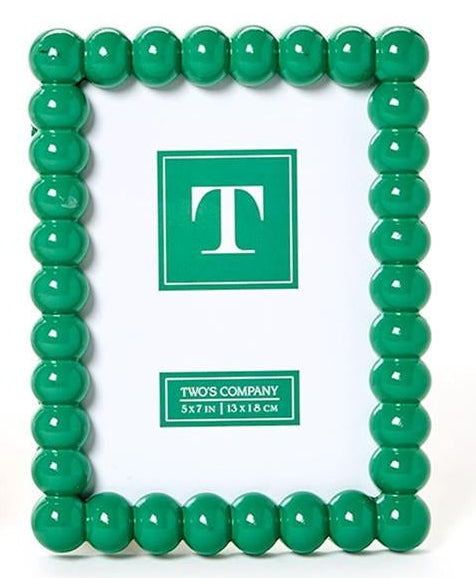 Green Hobnail 5x7 Frame