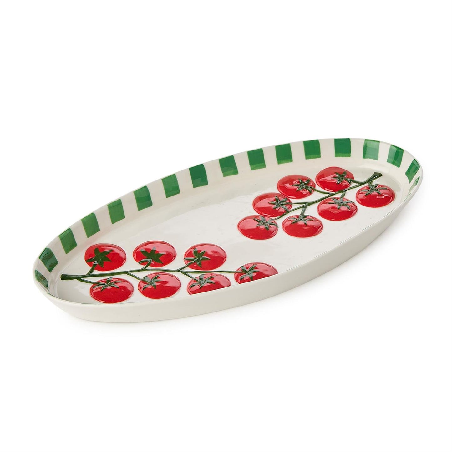 Tomato Platter | Oval Stoneware